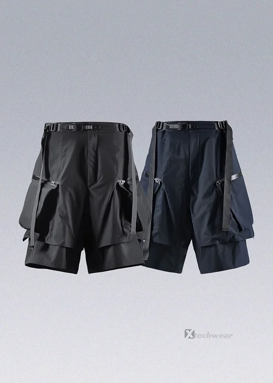 Enshadower Electronic honeycomb shorts adjustable waist techwear