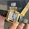 Cartier Santos Medium Yellow Gold with White Dial (35mm) Super clone