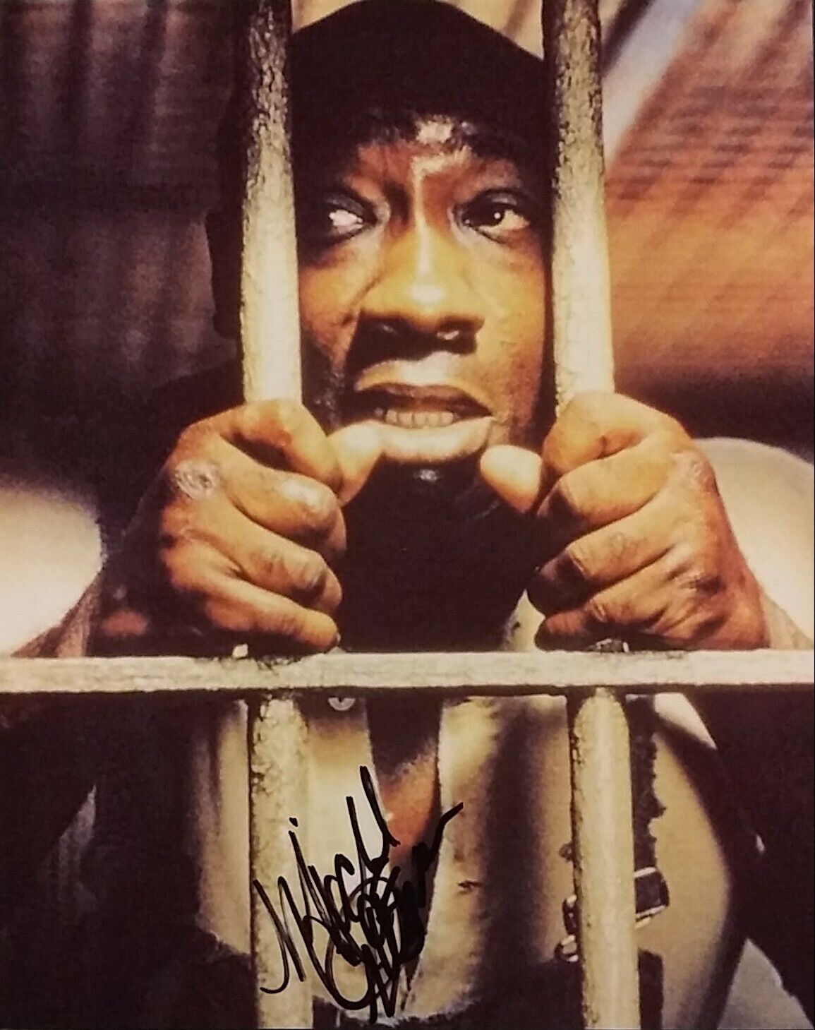 Michael Clarke Duncan signed 8x10 COA BECKETT