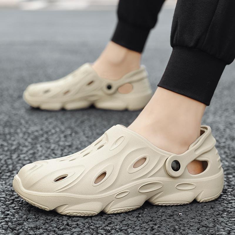 Futuristic Trend Brand Streamlined Hollow Sandals