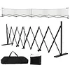 [US Local Warehouse] 22ft Telescopic Peak Ball Posts with Wheels Movable Net Posts Frame Pickleball Training Netting for Indoor & Outdoor Courts