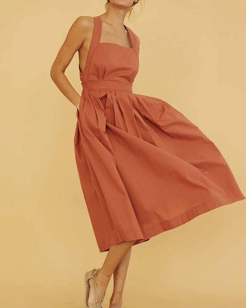 Summer Backless Stylish Dress