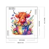 >SALE<DIY Partial Special Shaped Drill Diamond Painting Coloured Buckets Cattle30x30cm