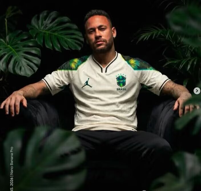 2026-27 Brazil Special Edition White and Green Leaf Sleeve Jersey - Fan Version