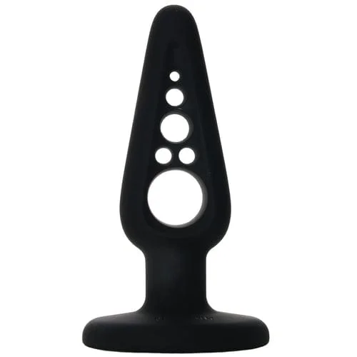 Pornhint Plug & Play 4 Inch Silicone Butt Plug 4 in Black