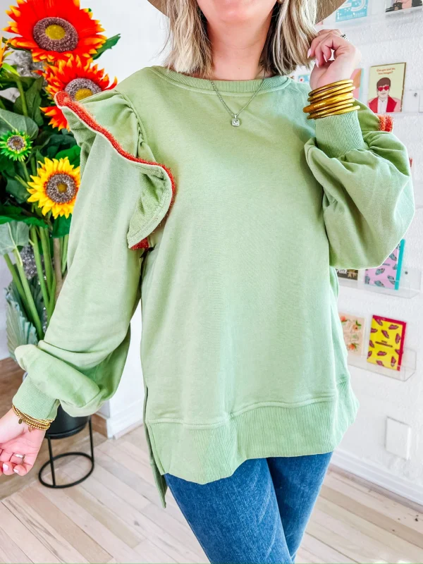 OLIVE YOU FOREVER SWEATSHIRT TOPS 
