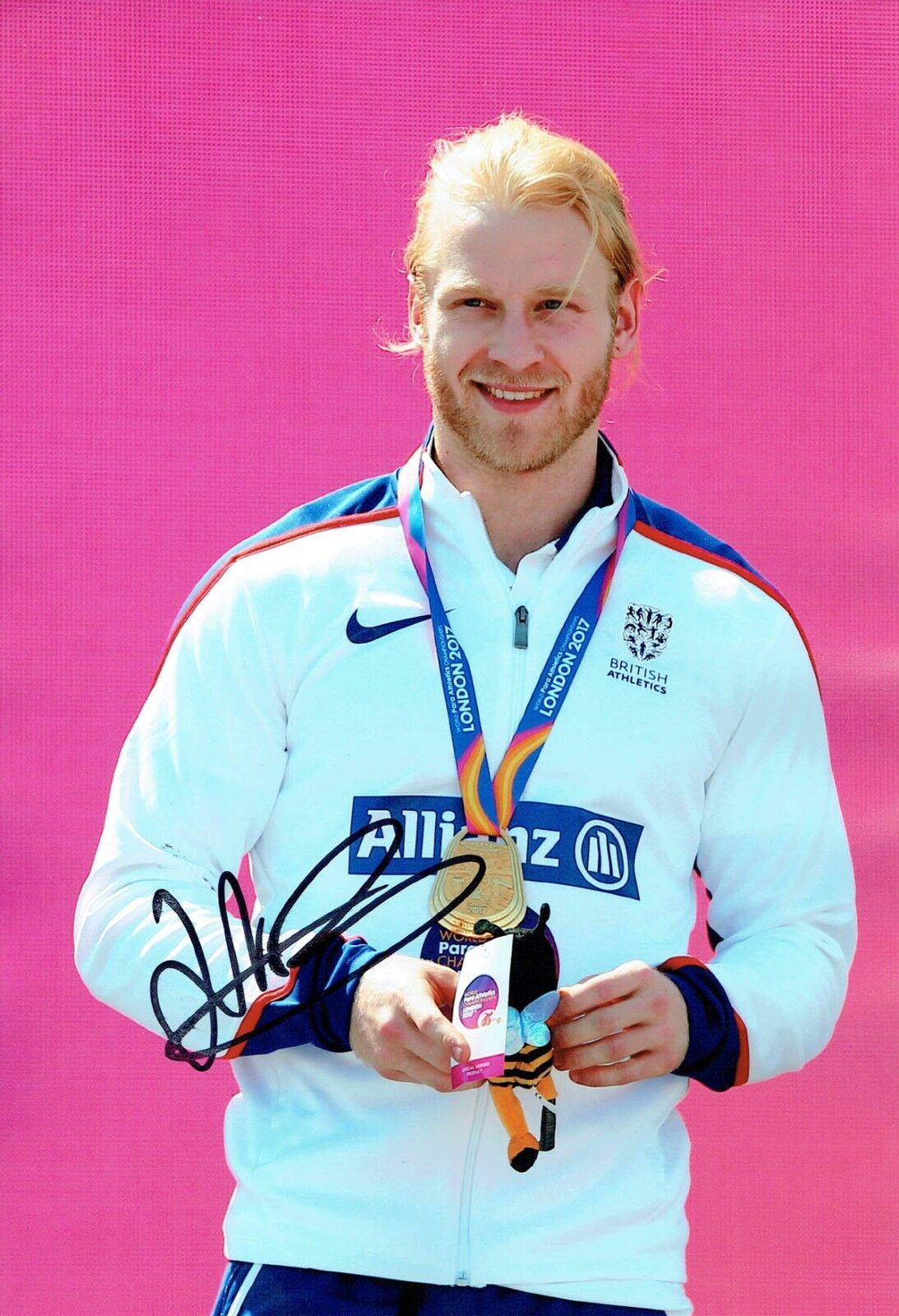 Jonathan Jonnie PEACOCK Olympic Gold Winner Autograph Signed Photo Poster painting E AFTAL COA