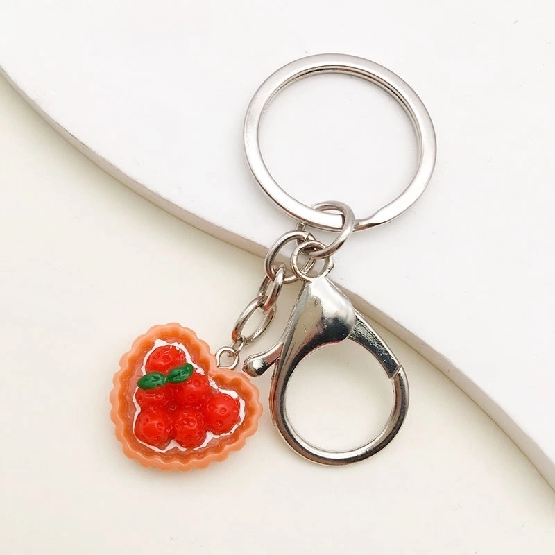 1 Piece 10 * 20mm 14 * 22mm 16*25mm Resin Heart Shape Strawberry Mushroom Pendant