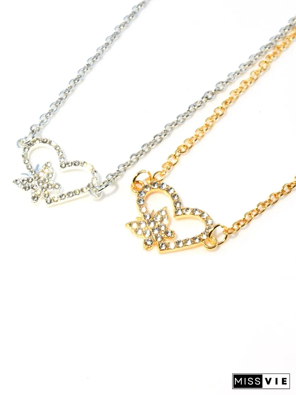 Vintage Rhinestone Heart Bracelet