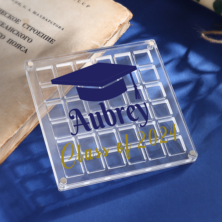 Personalized Acrylic Graduation Gift, Customized Name and Text Acrylic Ornament Gift For Her/Him
