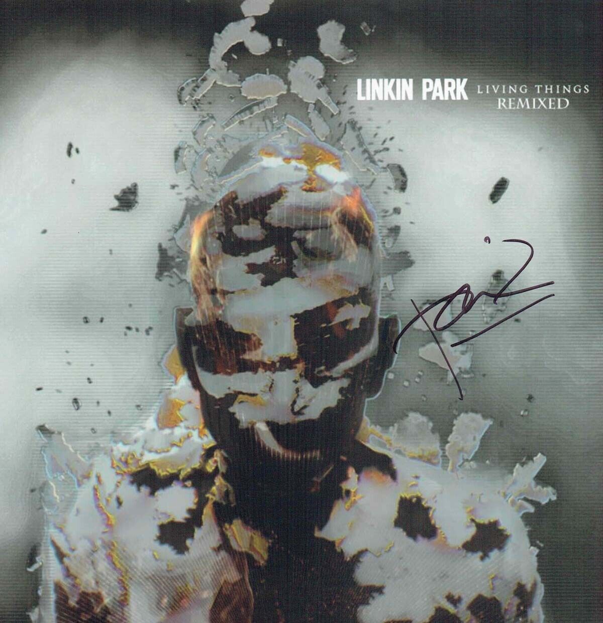 Dave Pheonix FARRELL Linkin Park SIGNED Autograph 12x12 Photo Poster painting 2 AFTAL RD COA