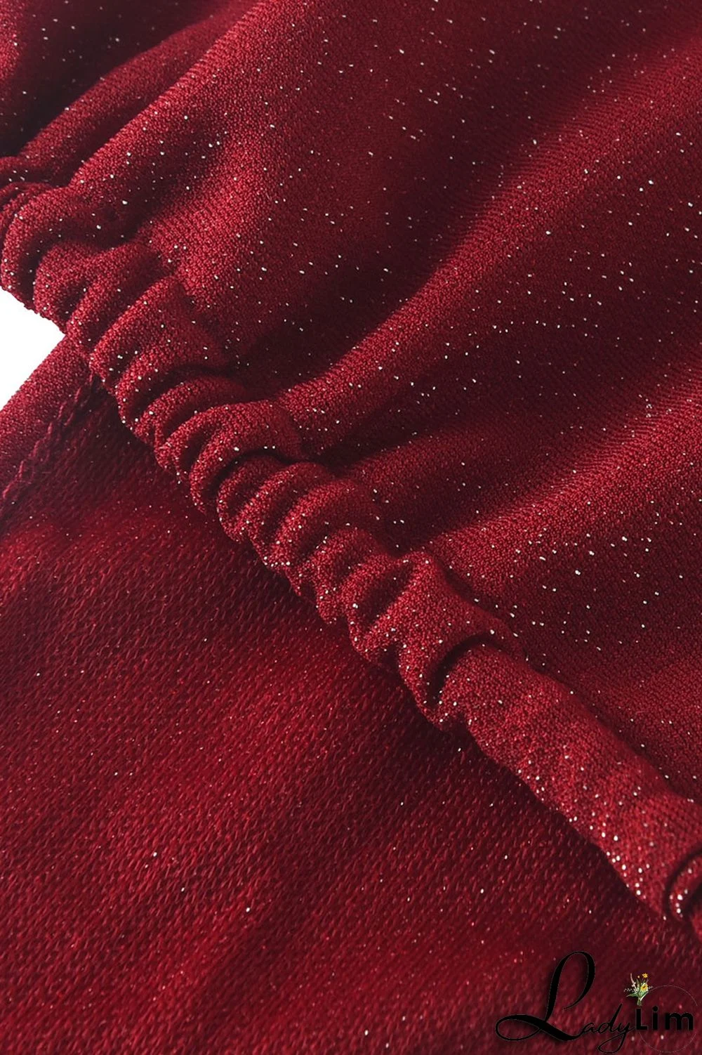 Khaki Sexy Solid Split Joint Frenulum Strapless Two Pieces