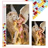 Kit de peinture diamant&eacute;e Angel Full DIY 5D carr&eacute; pour adulte 40*70cm