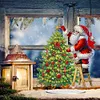 DIY Santa Claus And Tree Diamond Painting Ornaments (Double-Sided)