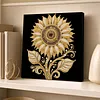 DIY Pearl Painting Sunflower for Home Wall Decor with Frame(30x30cm)