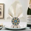2Pcs/set DIY Diamond Painting Butterfly Rhinestones Napkin Holder DIY Napkin Holder for Table Decorations 