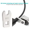 8mm Bike Disc Brake Cable Wrench Opening Head Steel Wrench for 1/4 Head Wrench