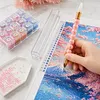 Resin Diamond Painting Point Drill Pen Dual-Ended Diamonds (Orange pink)