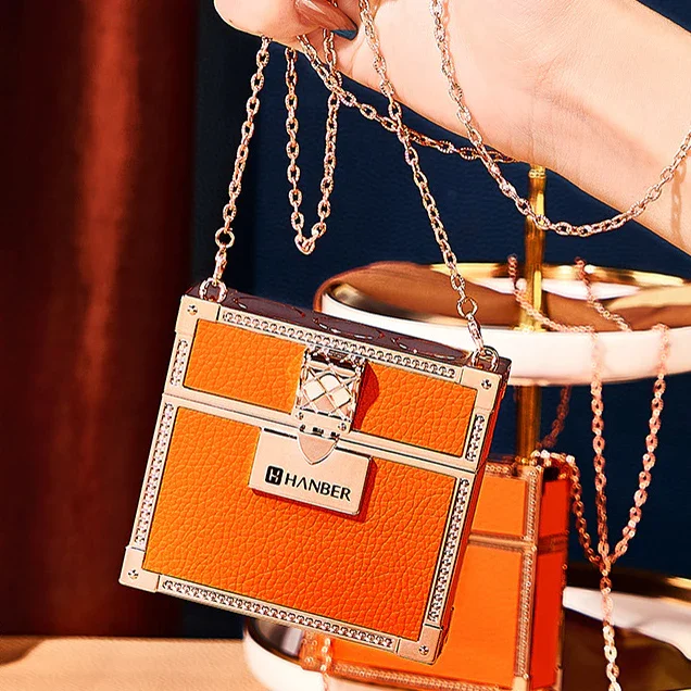 Bright Color Velvet Lipstick Suit, Small Sachet, Chain Gift Box, Three Pieces