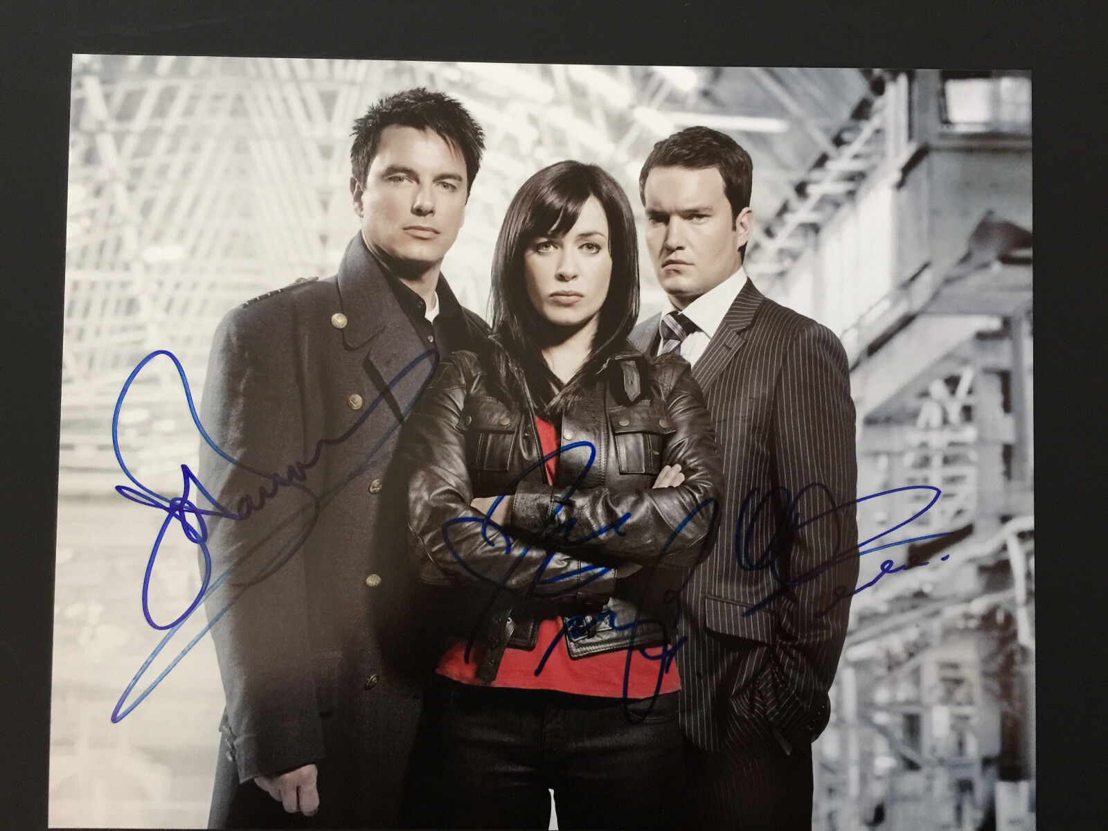 Torchwood Cast 11x14 Autograph Signed Photo Poster painting JSA John Barrowman Eve Myles Garath