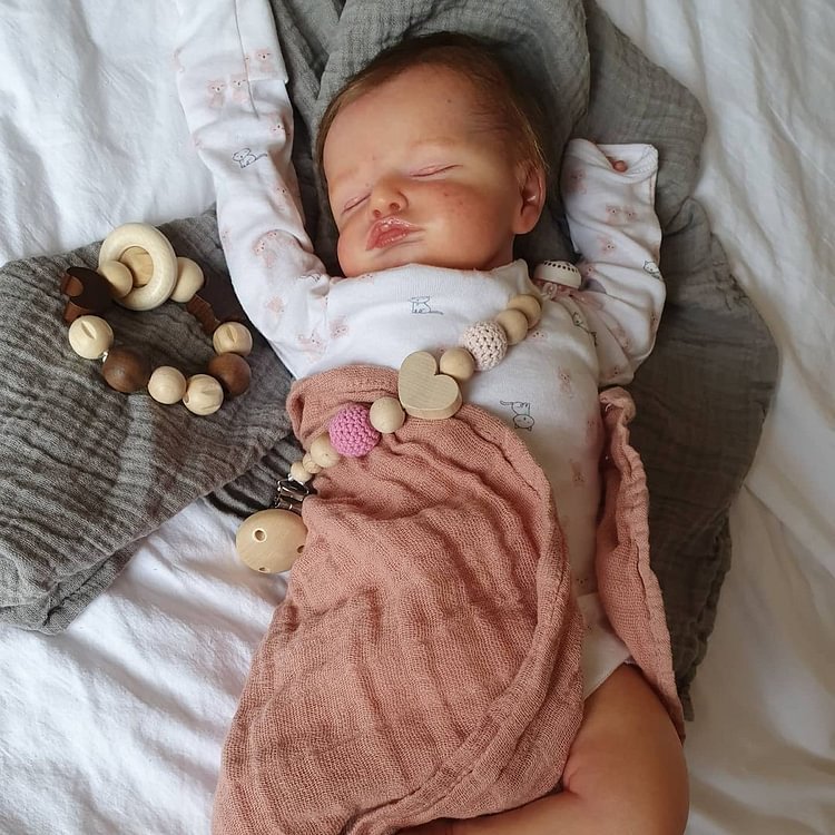 [Heartbeat Dolls]Newly 20 " Soft Touch Reborn Rosalie Lifelike Reborn Baby Dolls Girl Named Celestia Rebornartdoll® Rebornartdoll®
