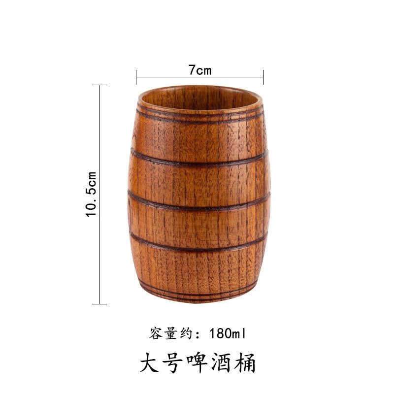 Casual Elegant Solid Color Wood Wine Glass 1 Piece