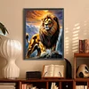 Diamond Painting-DIY Full Round Drill Lion