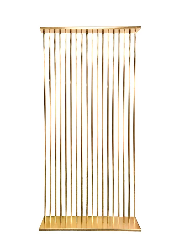 Wedding Backdrop Shelf Stand 6.6ft Tall in Gold