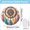 Dream Catcher Acrylic DIY Diamond Painting Clock Kit Diamond Art Clock