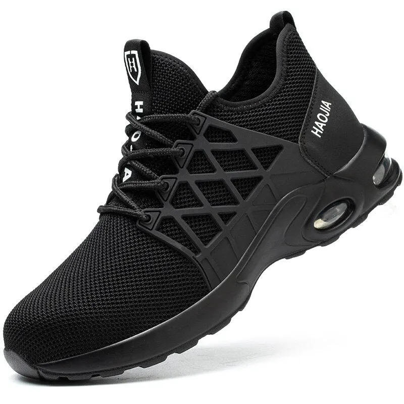 Lightweight Work Shoes For Men Safety Work Ankle Boots With Steel Toe Man Sneaker Anti-puncture Men's Safety Shoes Footwear 2022