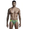 Vertical Stripes Stretch Sexy Hollow Briefs