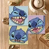 8pcs Cartoon DIY Diamond Painting Holz Untersetzer Kits mit Halter (Stich)