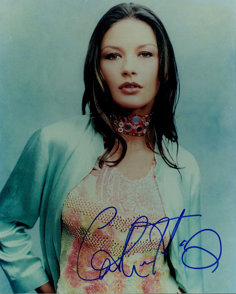 Catherine Zeta-Jones signed authentic 8x10 Photo Poster painting COA