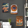 3PCS 76 Racing Fuel Garage Oil - Metal Tin Signs Set(8*12Inch/12*16Inch) - Garage