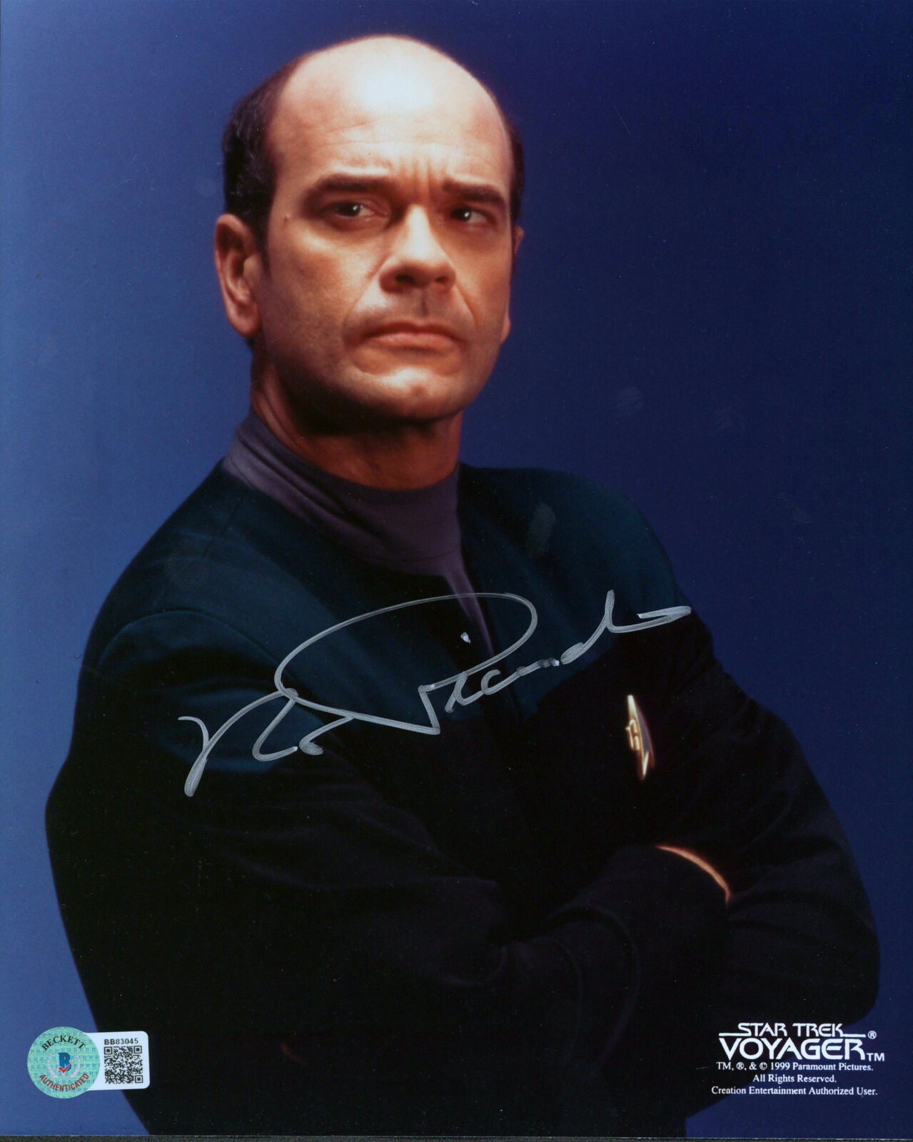 Robert Picardo Star Trek Voyager Authentic Signed 8x10 Promo Photo Poster painting BAS #BB83045