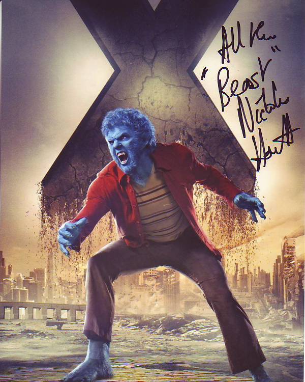 NICHOLAS HOULT signed autographed X-MEN APOCALYPSE HANK MCCOY BEAST Photo Poster painting