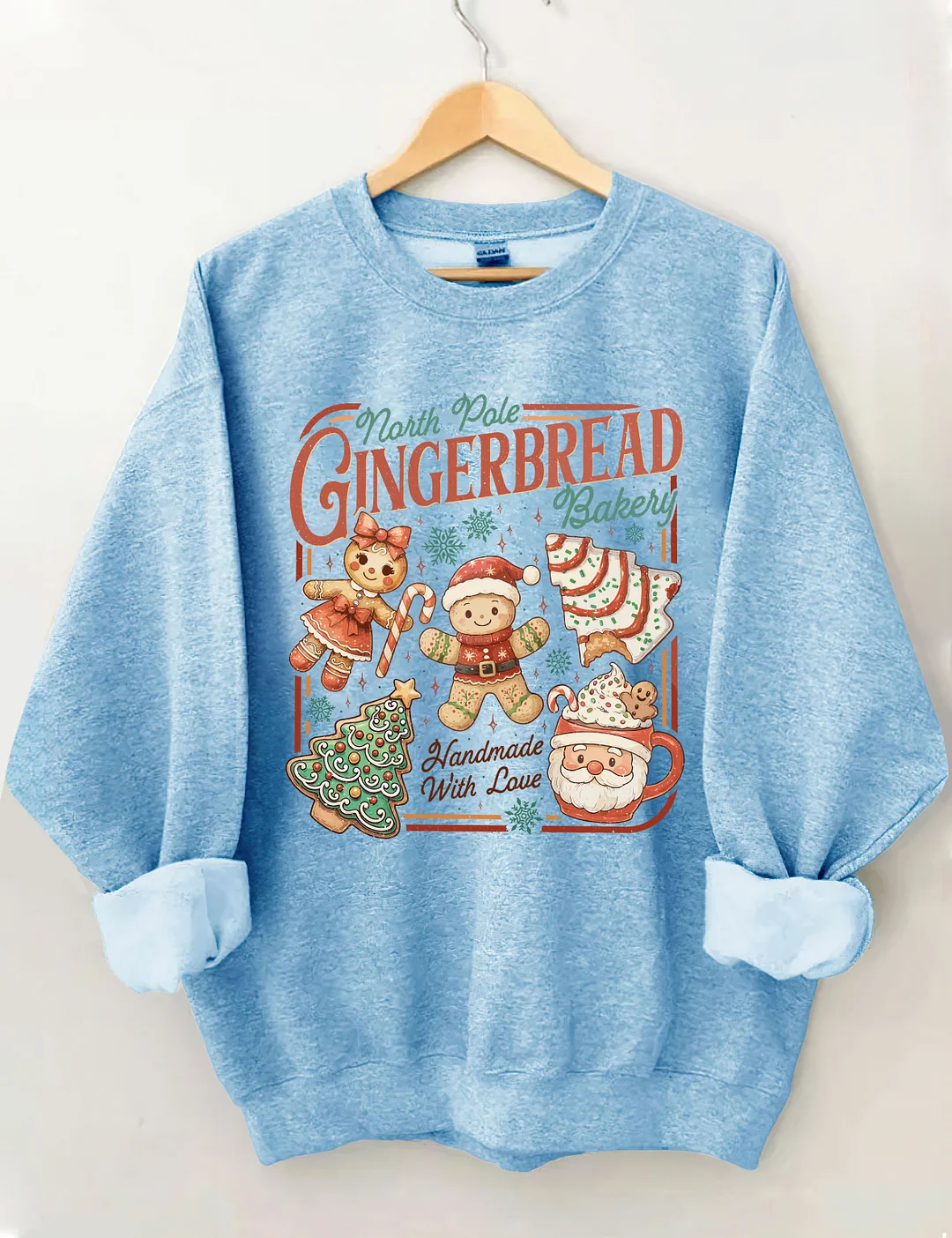 North Pole Gingerbread Sweatshirt