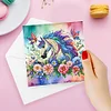 (US Only)6PCS DIY Animals Diamond Art Greeting Cards Congratulations Cards & Gifts