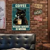 Cat - Metal Tin Signs(8*12Inch/12*16Inch) - Animal