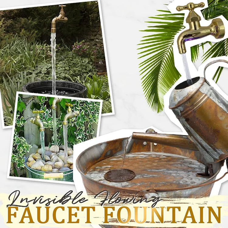 Invisible Flowing Faucet Fountain