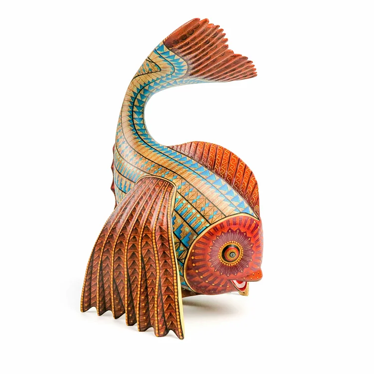 Beautiful Fish - Oaxacan Alebrije Wood Carving