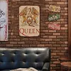 Queen - Panneaux en &eacute;tain m&eacute;tallique(20*30cm/30*40cm) - Musique