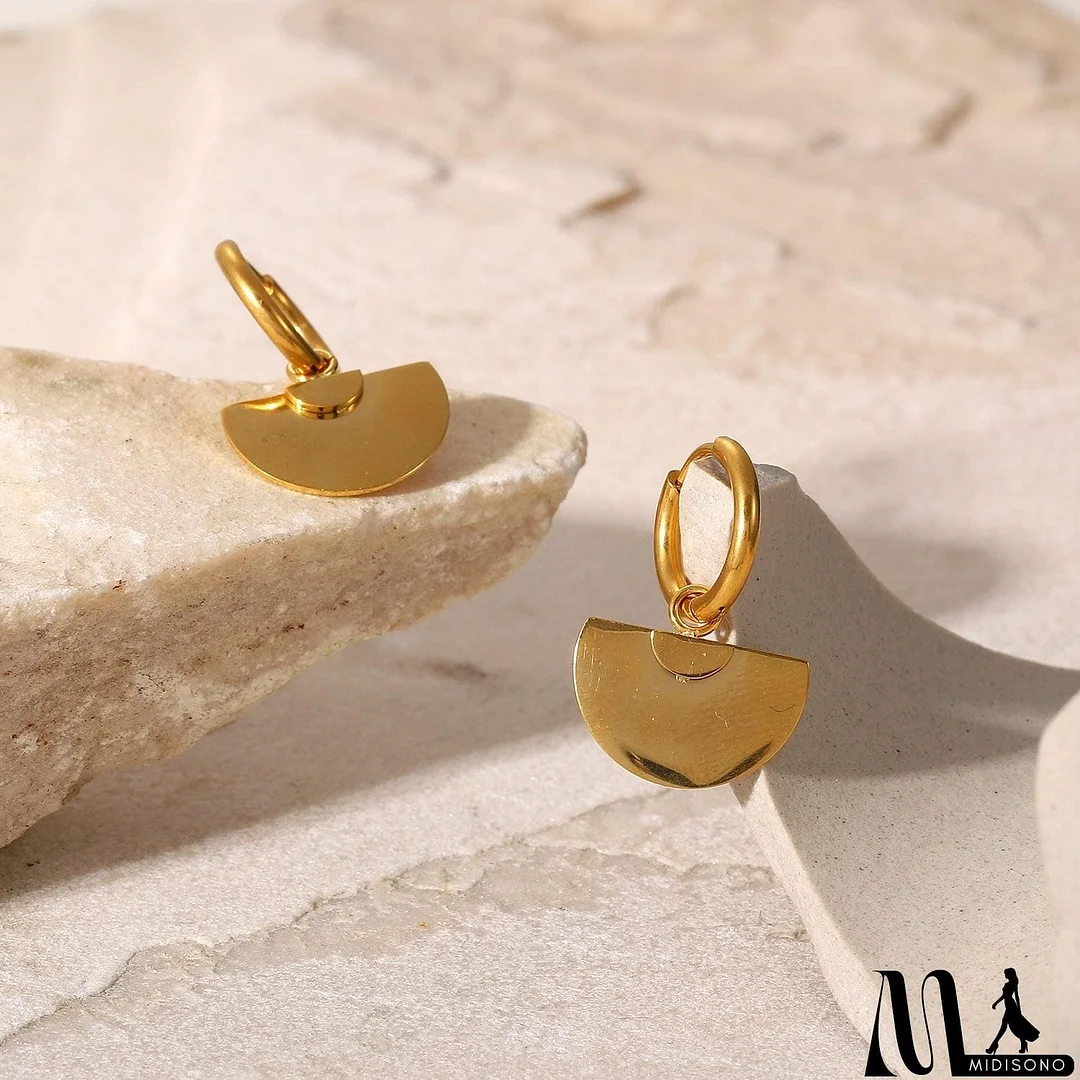 MidiSono - Half-Circle Huggie Hoops