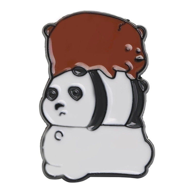 Cartoon Style Cute Cowboy Style Animal Alloy Stoving Varnish Plating Kid’s Unisex Brooches Collar Pin