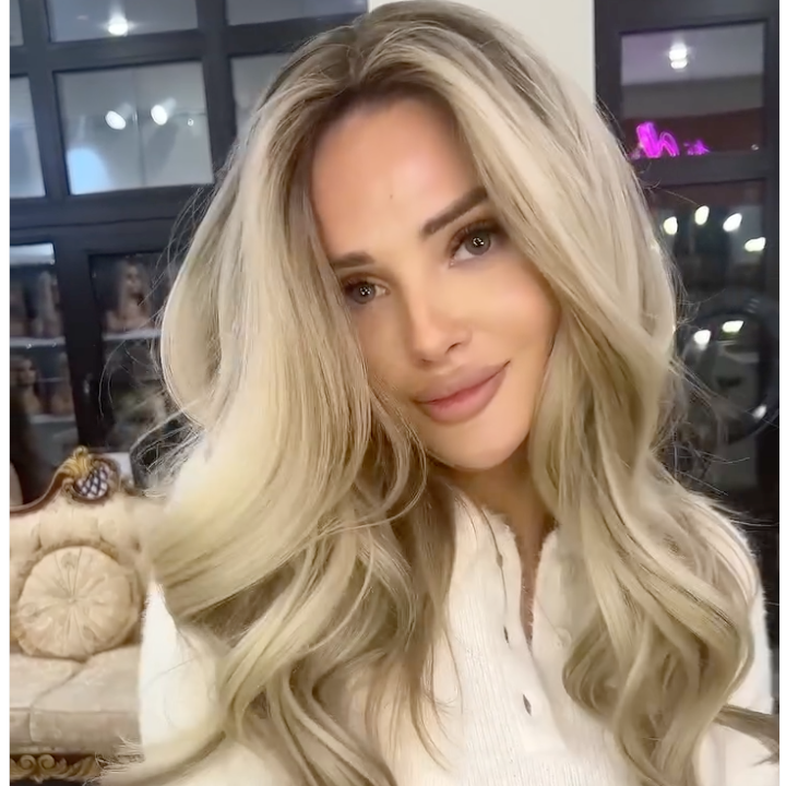 Christmas deals🌺-100% natural lace hair net human hair topper🎄Suitable for any head shape