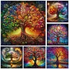 (Multi-Style) Life Tree-14CT Stamped Cross Stitch 40*40cm/15.75*15.75in