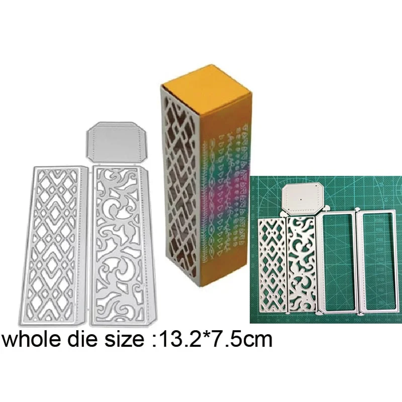 Craft Dies Candy Box Case Frame Cutting Dies Stencils Dies for Diy Scrapbooking Dies Craft Paper Card Making Metal Dies New 2021
