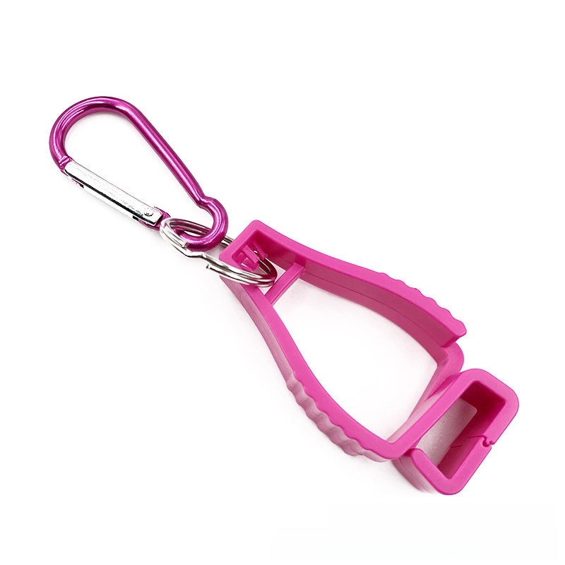 Glove Clip Labor Protection Multi-function Fastener Hook Outdoor Work Clip Anti-loss Buckle Gloveclip Black