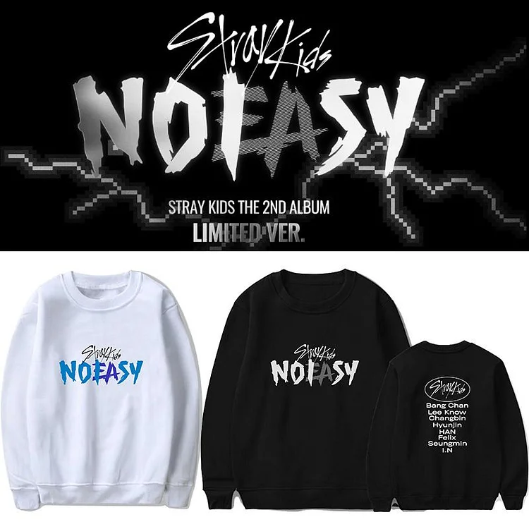 Stray Kids Album Vol.2 NOEASY Neck Round Hoodie