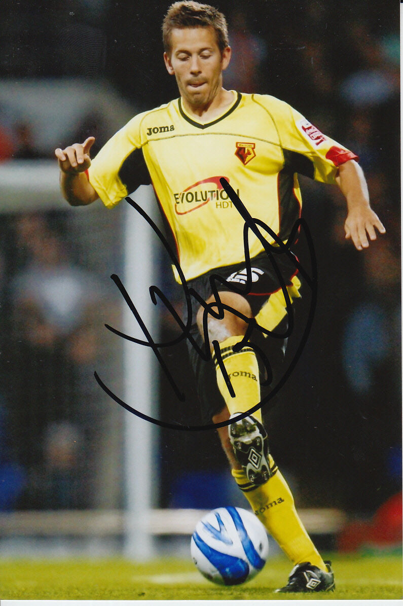 WATFORD HAND SIGNED JON HARLEY 6X4 Photo Poster painting 1.